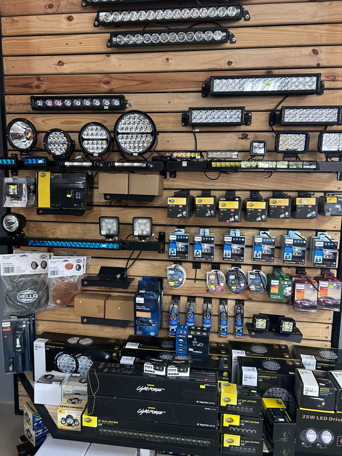 LED Lighting Solutions - Complete range of LED light bars, driving lights, and electrical accessories available at Audio Sat 4x4 store in Louis Trichardt